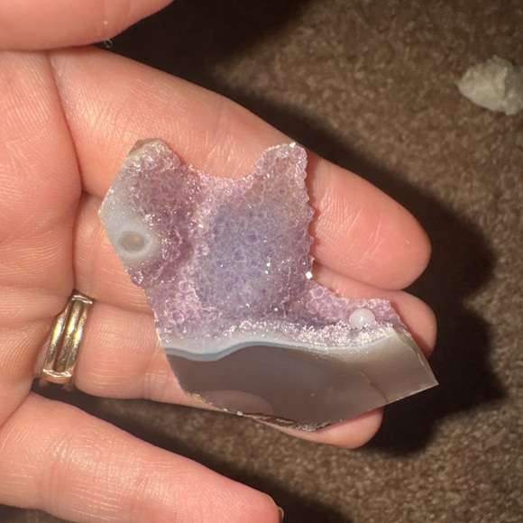 Decorative Amethyst and Crystal Cluster Set - Purple, Orange, White - Picture 6 of 6